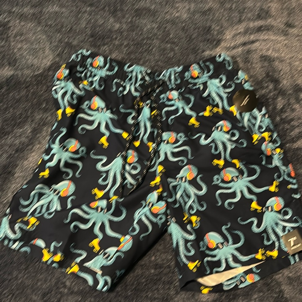Surf shorts.